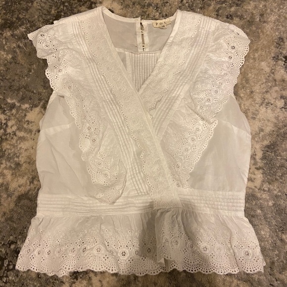 Floral lace crop top - Picture 1 of 3